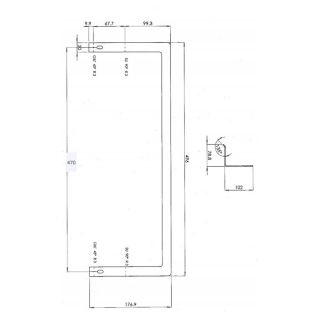 Полотенцедержатель ArtCeram Blend BLA001/ 3105 cr белый